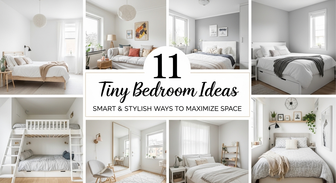 11 Tiny Bedroom Ideas to Maximize Space and Style